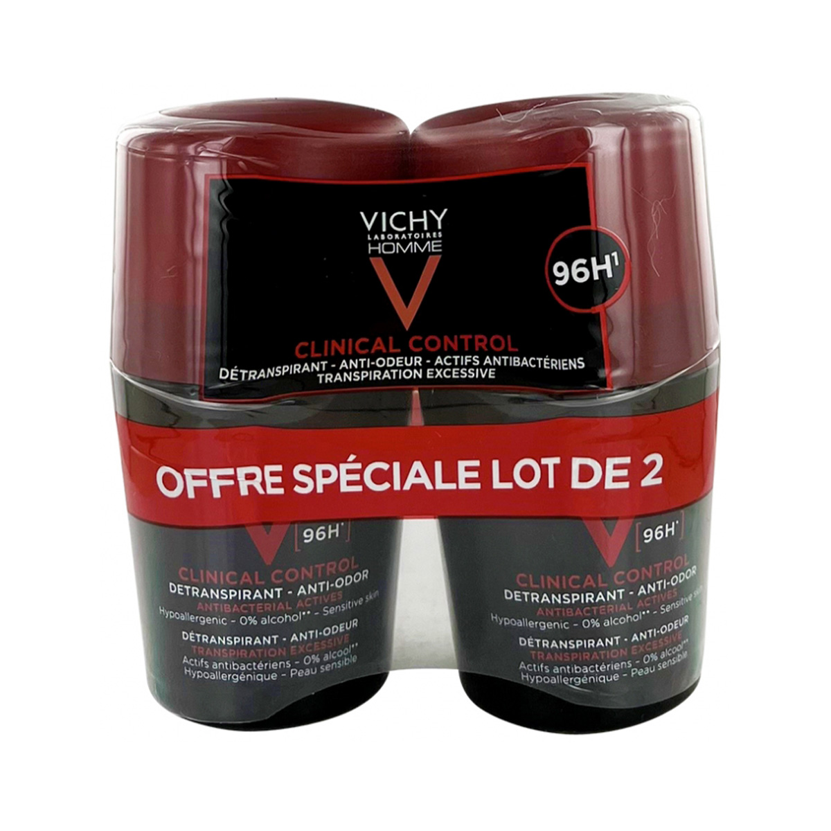 Vichy - ვიში დეოდორანტი კაცის 96 სთ 50 მლ 2 ცალი 5896